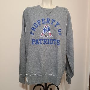 New England Patriots gray sweatshirt L NWOT
